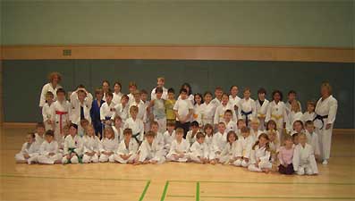 Karate-Kindergruppe
